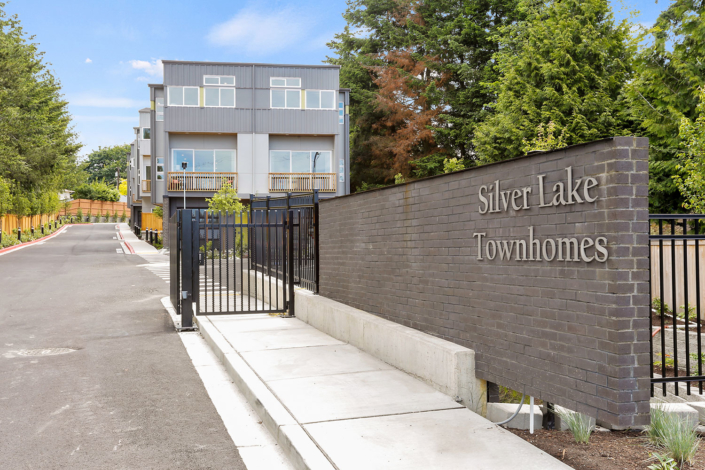 Entry Sign and Gate