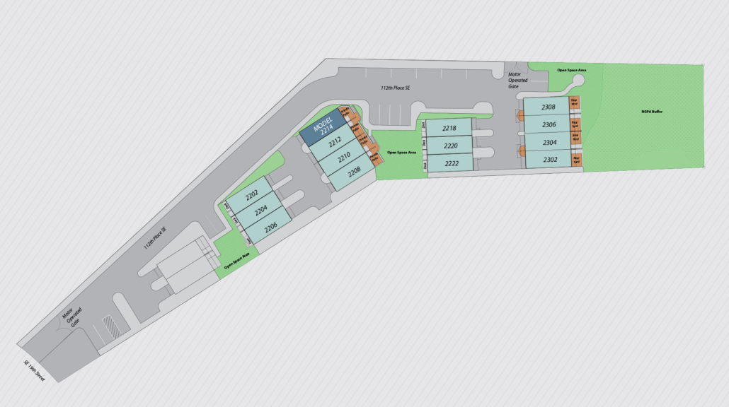 Silver Lake Townhomes Site Map